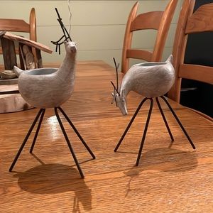 Cute reindeer votive holders